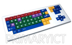 Jumbo Lowercase Coloured Keyboard PS2/USB [KB-JUMBO-LCASE]
