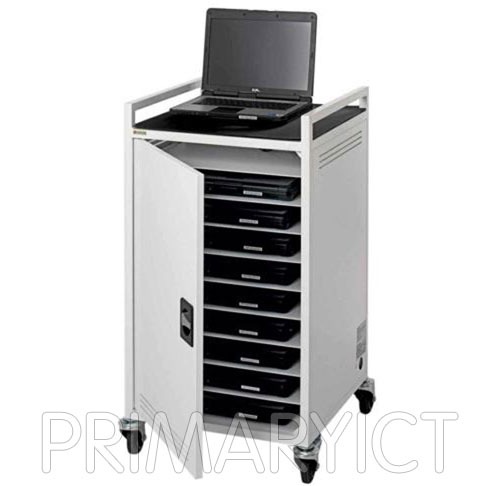 Bretford 10 Mobile Laptop Storage and Recharging Trolley (Large Picture)