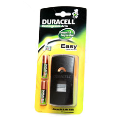 Duracell Easy Battery Charger - Includes 2x AA Batteries [DUR-EASYCHARGER]