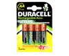 Duracell Rechargeable AA Batteries 2450mAh (Pack of 4)
