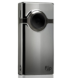 Flip Video MinoHD Widescreen Camcorder - Chrome (4GB) (FLIPMINO-4HD-CHRO)