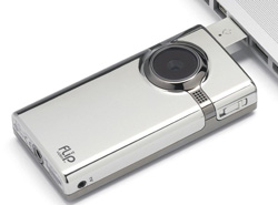 Flip Video MinoHD Widescreen Camcorder - Chrome (4GB) Pic 3 [FLIPMINO-4HD-CHRO]