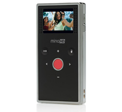 Flip Video MinoHD Widescreen Camcorder - Chrome (4GB) Pic 2 [FLIPMINO-4HD-CHRO]