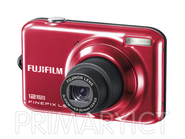 Fujifilm FinePix L55 12 Megapixel Camera - 3x Optical Zoom (Red) (Large Picture)