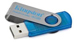 Kingston 4GB Capless DataTraveler (USB Flash Drive) [DT101G2/4GB]