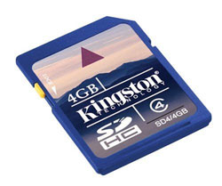 Kingston 4GB Secure Digital (SD) Memory Card [SD/4GB]