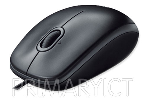 Logitech B110 Optical Black USB Scroll Mouse (Large Picture)