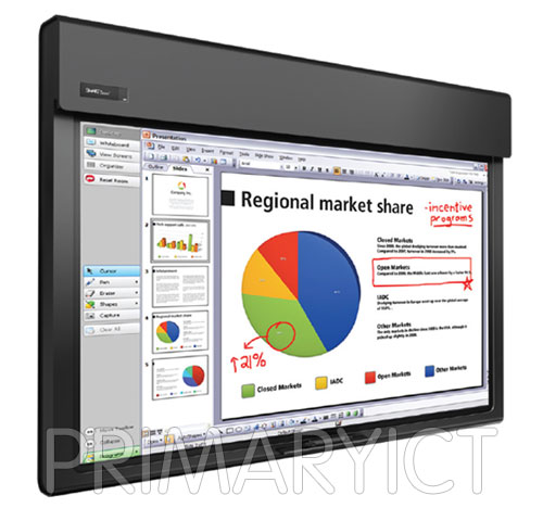 SMART 6052iW Interactive Display, White (Large Picture)