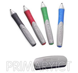 SMART Whiteboard Markers (Black, Blue, Red, Green) & Eraser Set [RPEN-ER]