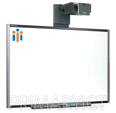 SMART Board SB-685i5 Interactive Whiteboard with Unifi UF75w Projector (Large Picture)