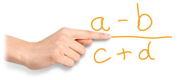 Hand drawing maths