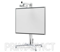 SMART Board SB-660 with NEC M260XS Projector & SMS Motorised Height Adjustable Mobile Mount (FREE 10m VGA Cable) [SB660-NECM260-mHAM , ST34876]