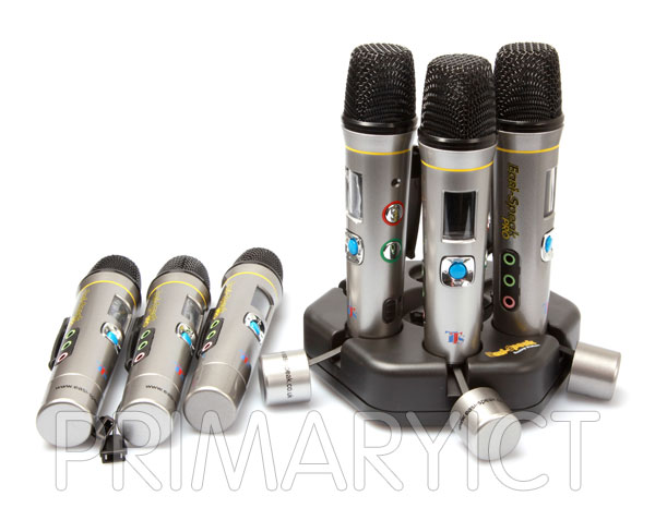 TTS Easi-Speak Pro Microphones (6 Pack) & Docking Station (Large Picture)