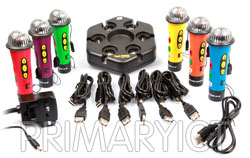 TTS Rainbow Easi-Speak 6x Microphones & Docking Station Pic 2 [EL00308]