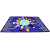 Children of the World Welcome Rectangular Carpet - 2m x 1.33m - MAT1160