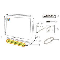 SMART Replacement Pen Tray - for 600 Series SMART Boards - 1028133