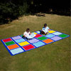 Rainbow Squares Rectangular Outdoor Placement Mat - 3m x 2m - MAT1032