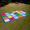 Rainbow Squares Rectangular Outdoor Placement Mat - 3m x 2m - MAT1032