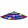 Rainbow Corner Placement Carpet - 2m x 2m - MAT1051