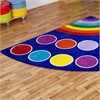 Rainbow Corner Placement Carpet - 2m x 2m - MAT1051