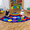 Rainbow Corner Placement Carpet - 2m x 2m - MAT1051