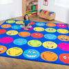 Emotions Large Square Placement Carpet - 3m x 3m - MAT1170
