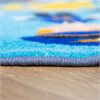 Children of the World Multi-Cultural Circular Carpet - Teal - 2m diameter - MAT1158
