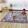 Musical Instrument Square Carpet - 2m x 2m - MAT1257