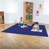 Luxury Super Soft Square Carpet - Navy - 2m x 2m - MAT1186
