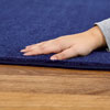 Luxury Super Soft Square Carpet - Navy - 2m x 2m - MAT1186