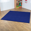 Luxury Super Soft Square Carpet - Navy - 2m x 2m - MAT1186