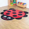 Back to Nature Ladybird Shaped Carpet - 2m x 2m - MAT1092