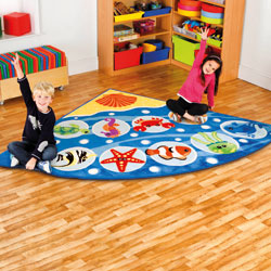 Under the Sea Corner Placement Carpet - 2m x 2m