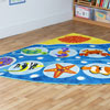 Under the Sea Corner Placement Carpet - 2m x 2m - MAT1239