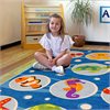 Under the Sea Large Square Placement Carpet - 3m x 3m - MAT1237