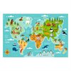 Animals & Places of the World Rectangular Carpet - 3m x 2m - MAT1212