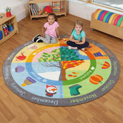 Seasons Circular Carpet - 2m diameter