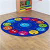 Emotions Circular Placement Carpet - 2m diameter - MAT1168