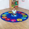 Emotions Circular Placement Carpet - 2m diameter - MAT1168