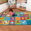 Alphabet Rectangular Placement Carpet - 3m x 2m - MAT1230