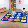 Fruit Square Placement Carpet - 2m x 2m - MAT1173