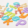 Rainbow Glitter Letters - 70mm - Set of 26 - CD72433