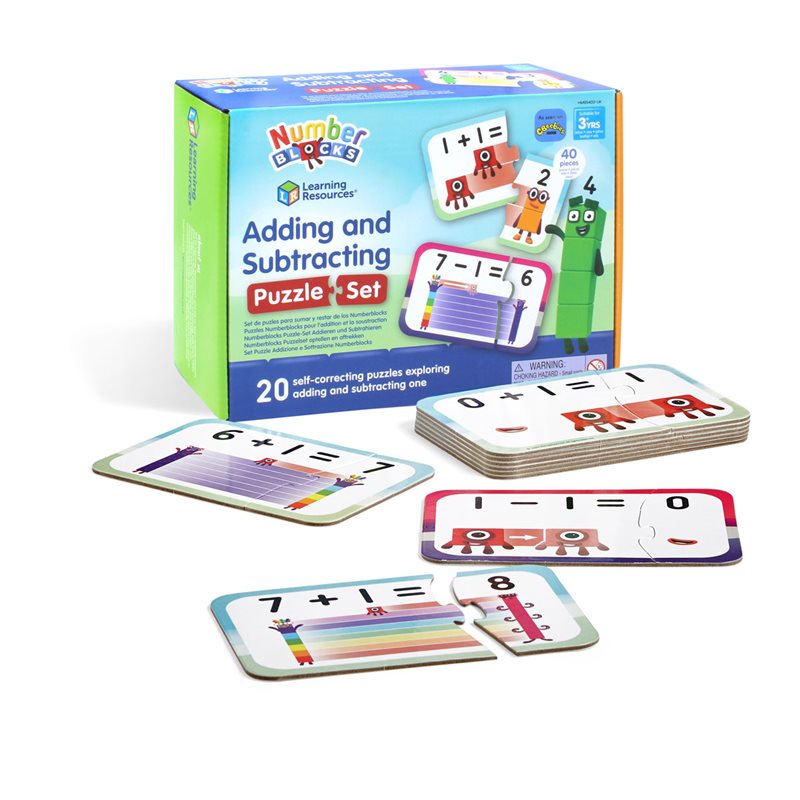 Numberblocks Adding and Subtracting Puzzle Set - H2M95402-UK