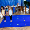 Essentials Rainbow Spots Carpet - 3m x 2m - with Indoor/Outdoor Backing - MAT1264
