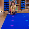 Essentials Rainbow Spots Carpet - 3m x 2m - with Indoor/Outdoor Backing - MAT1264