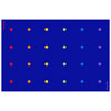 Essentials Rainbow Spots Carpet - 3m x 2m - with Indoor/Outdoor Backing - MAT1264