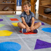 Geometric Shapes Placement Carpet - 3m x 3m - MAT1271