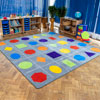 Geometric Shapes Placement Carpet - 3m x 3m - MAT1271