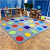 Geometric Shapes Placement Carpet - 3m x 3m - MAT1271