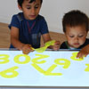 Silishapes Trace Numbers in Yellow - Set of 10 - CD54509